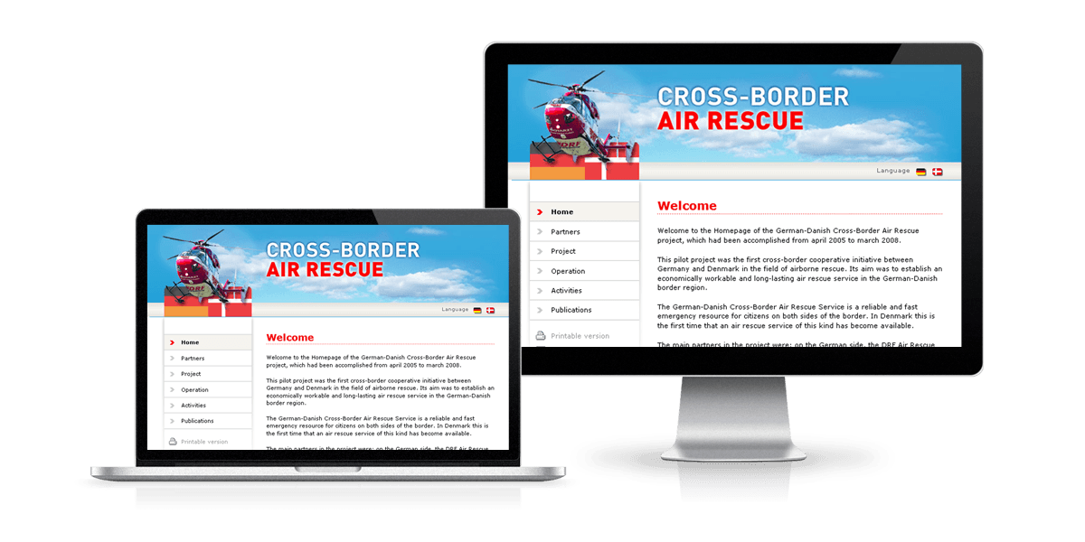 Website Cross-Border Air Rescue